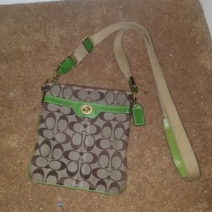Authentic Coach cross over bag